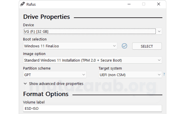 تحميل برنامج Rufus من ميديا فاير